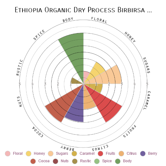 Ethiopia Organic Dry Process Birbirsa Coop